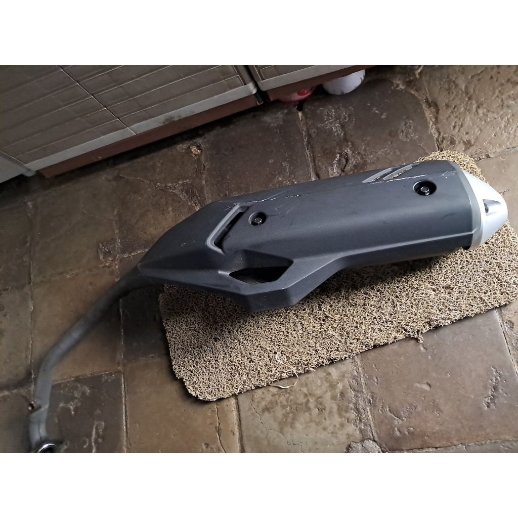 Knalpot pcx 160 vario 160 cc original ori copotan standar fullsystem fullset tinggal pasang ajah lay