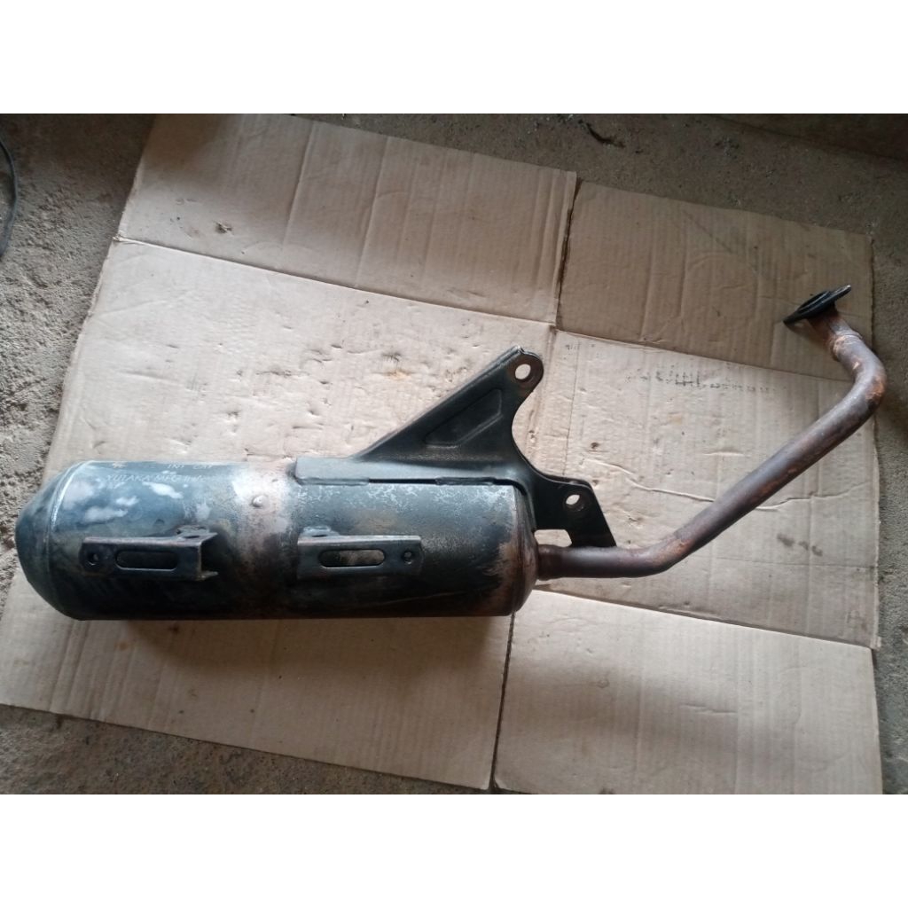 Knalpot beat bit ESP FI KARBU original copotan standard