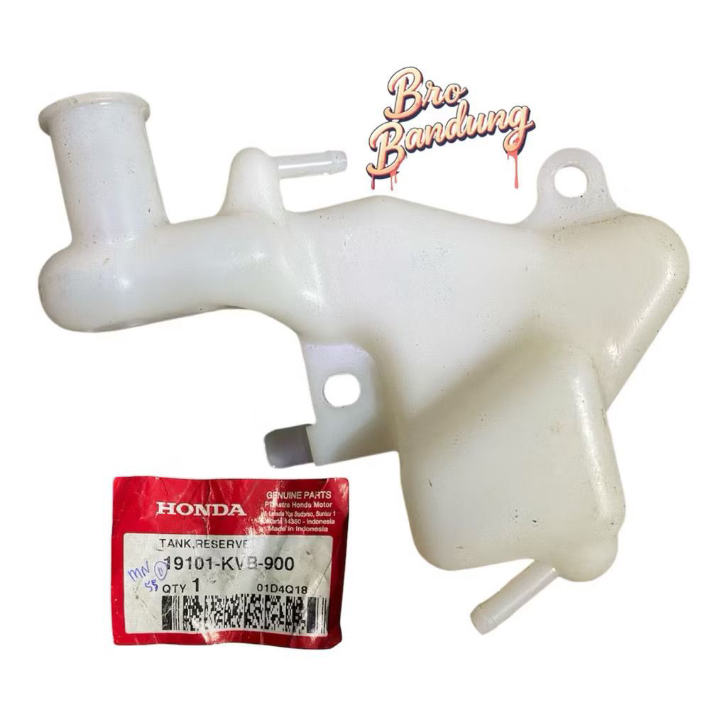 Botol Tabung Tangki Tempat Cadangan Air Radiator Vario Karbu 110 Lama Ori AHM 19101KVB900 19101-kvb-