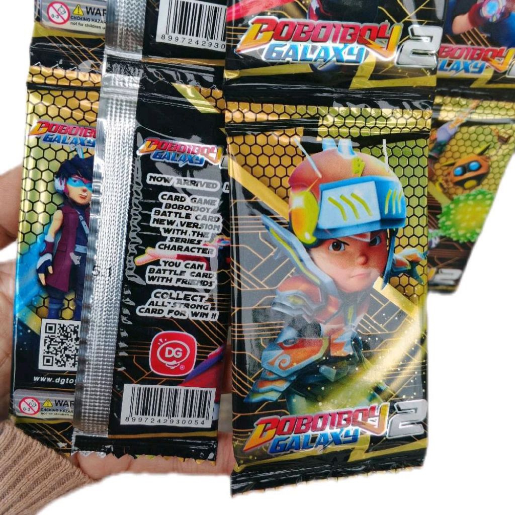 Grosir Kartu Boboiboy DG  isi 72 Pcs Edisi Galaxy 2/DG Trading Card