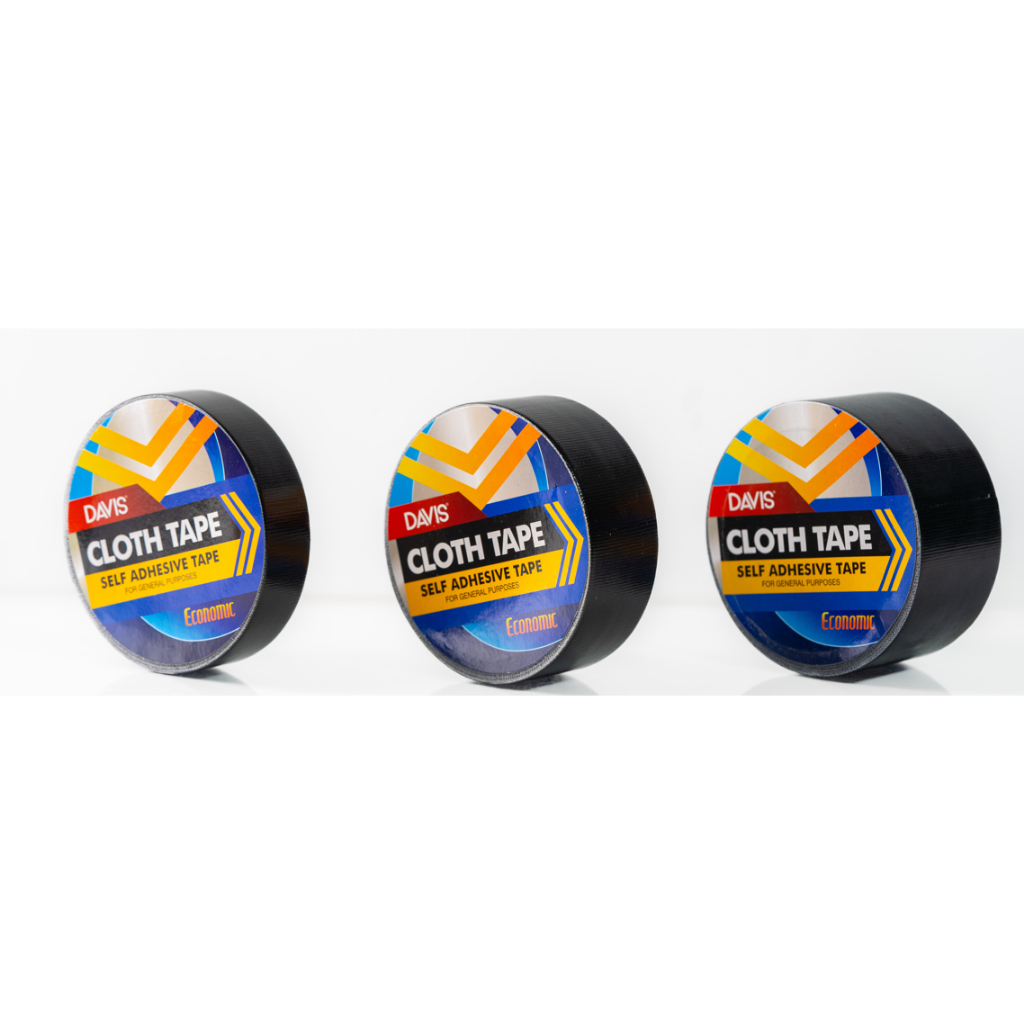 [DavisATK] Cloth Tape Lakban Hitam Kain ECO DAVIS 2 inch