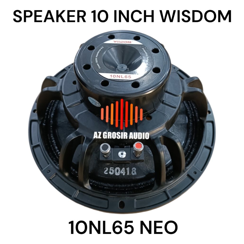 Speaker 10 inch wisdom 10nl65 speaker wisdom 10 inch 10nl65 neo