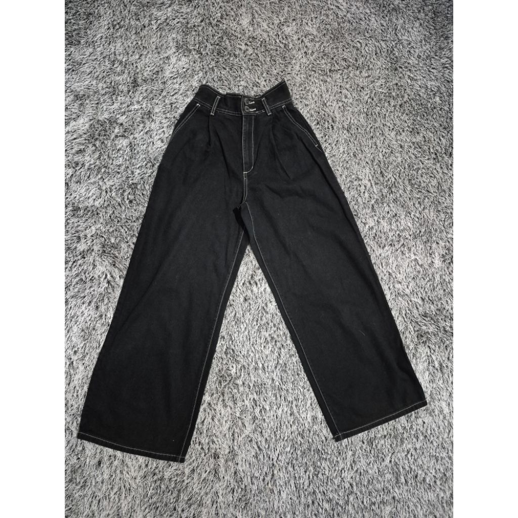 celana jeans kulot (GU)