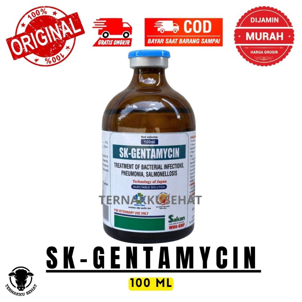 SK GENTAMYCIN 100 ML SAKAN Seperti GENTA 100