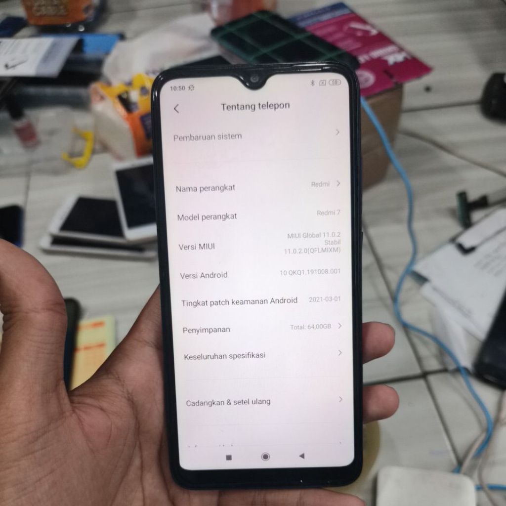 REDMI 7 4/64 SEKEN normal cek deskripsi