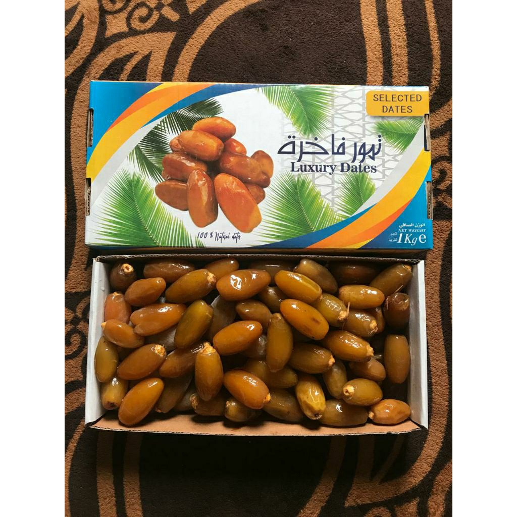 Kurma Ruthob Libya Segar 1kg – Tekstur Renyah Pilihan