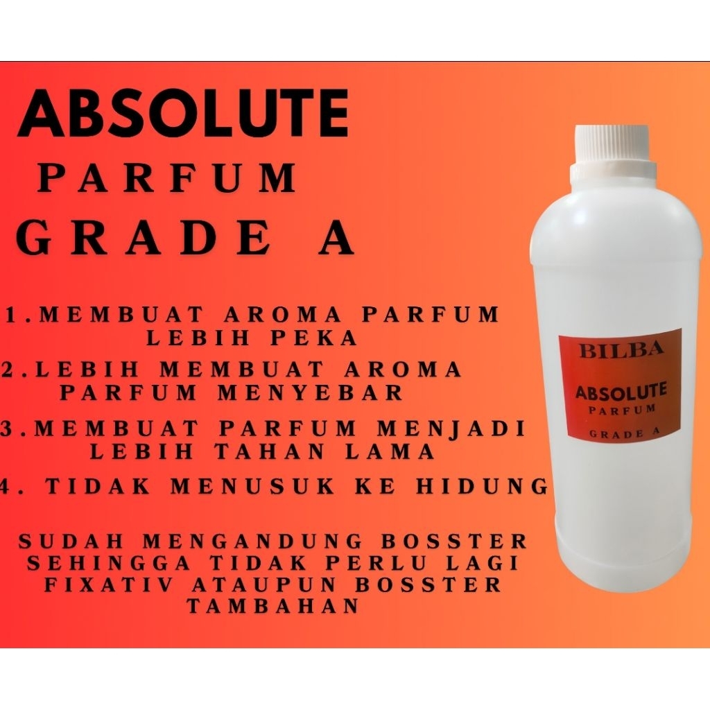ABSOLUTE PARFUM GRADE A+ , PELARUT PARFUM TERBAIK