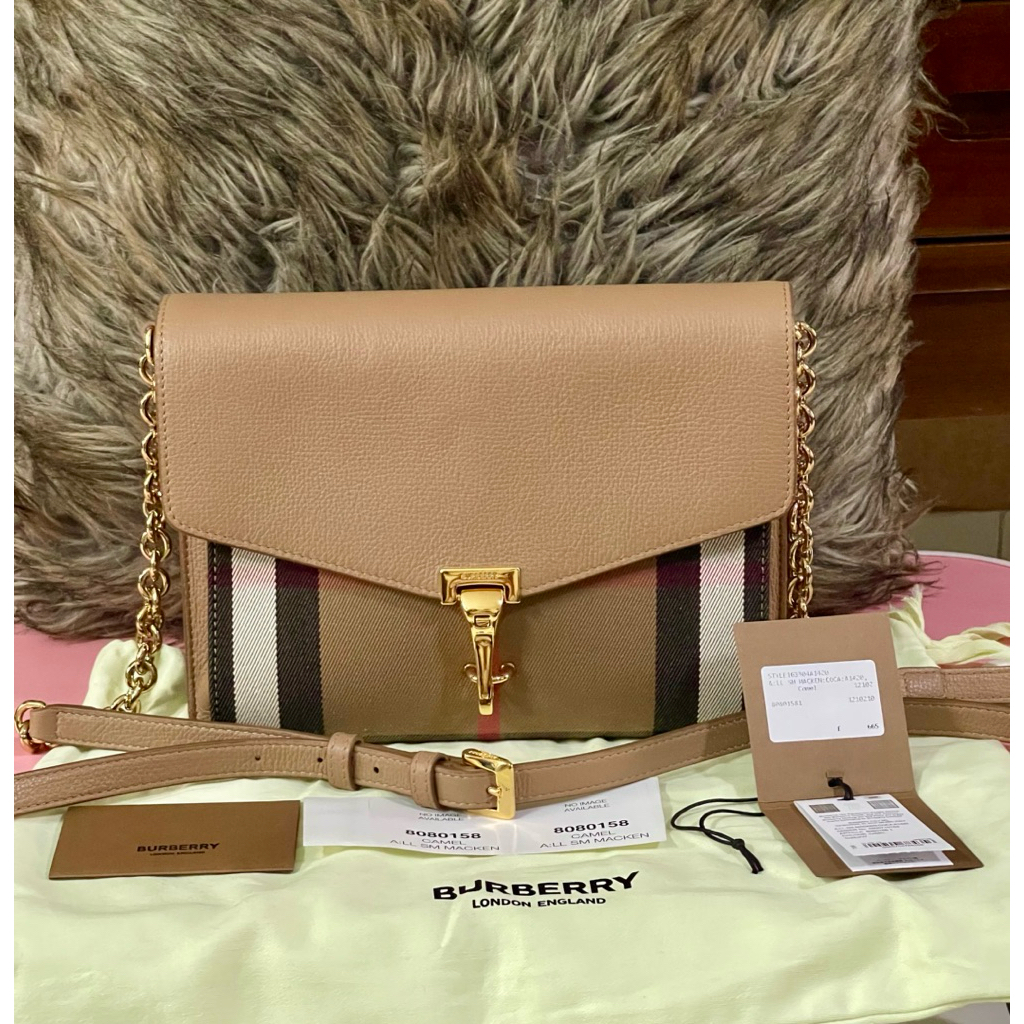 Burberry  Macken Crossbody Camel Authentic (Preloved)