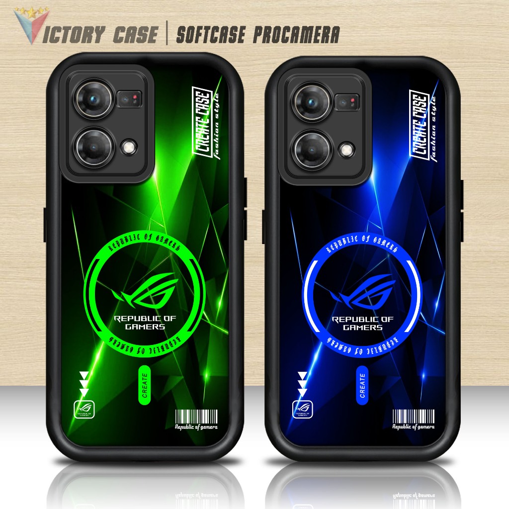 Softcase Glass kaca untuk OPPO RENO 7 4G 8 4G F21 PRO 4G CPH2363 CPH2457 CPH2363 CPH2461 ROG5 Casing
