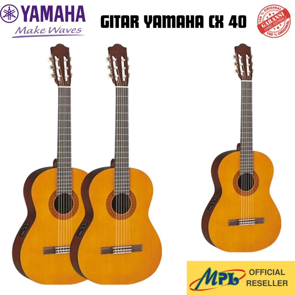 GITAR AKUSTIK ELECTRIK / GITAR ACOUSTIC ELECTRIC YAMAHA CX-40 /CX40 / CX 40 W/C ORIGINAL