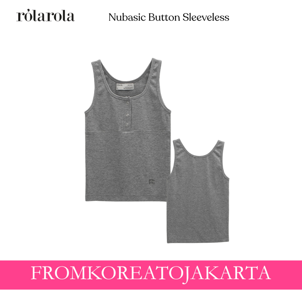 Rolarola Nubasic Button Sleeveless