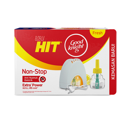 Hit Electric Liquid Alat / Obat Anti Nyamuk Listrik dgn Kabel Panjang + Refill