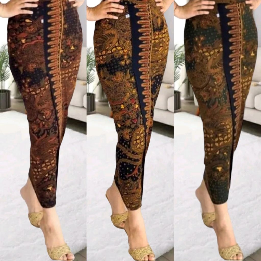 Rok span batik wanita kain elastis melar bawahan kebaya kamen jadi bali