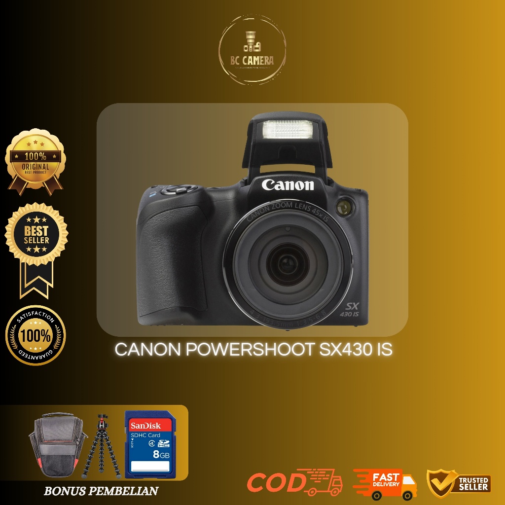 KAMERA CANON POWERSHOOT SX430 IS | ORIGINAL | SECOND LIKE NEW