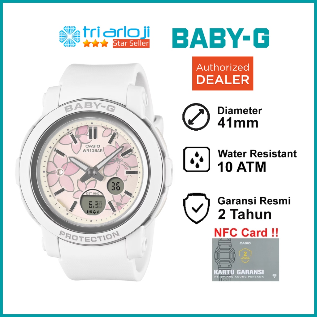 Casio BABY-G BGA-290FL-7ADR Jam Tangan Wanita BabyG BGA290 Original BGA-290FL-7A BGA290FL BGA 290FL 