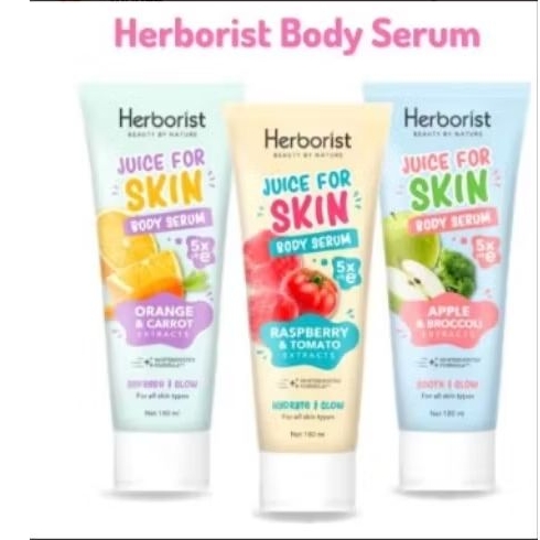 Herborist Body Serum 3 Pcs - Mencerahkan Kulit, Melembapkan, Antioksidan