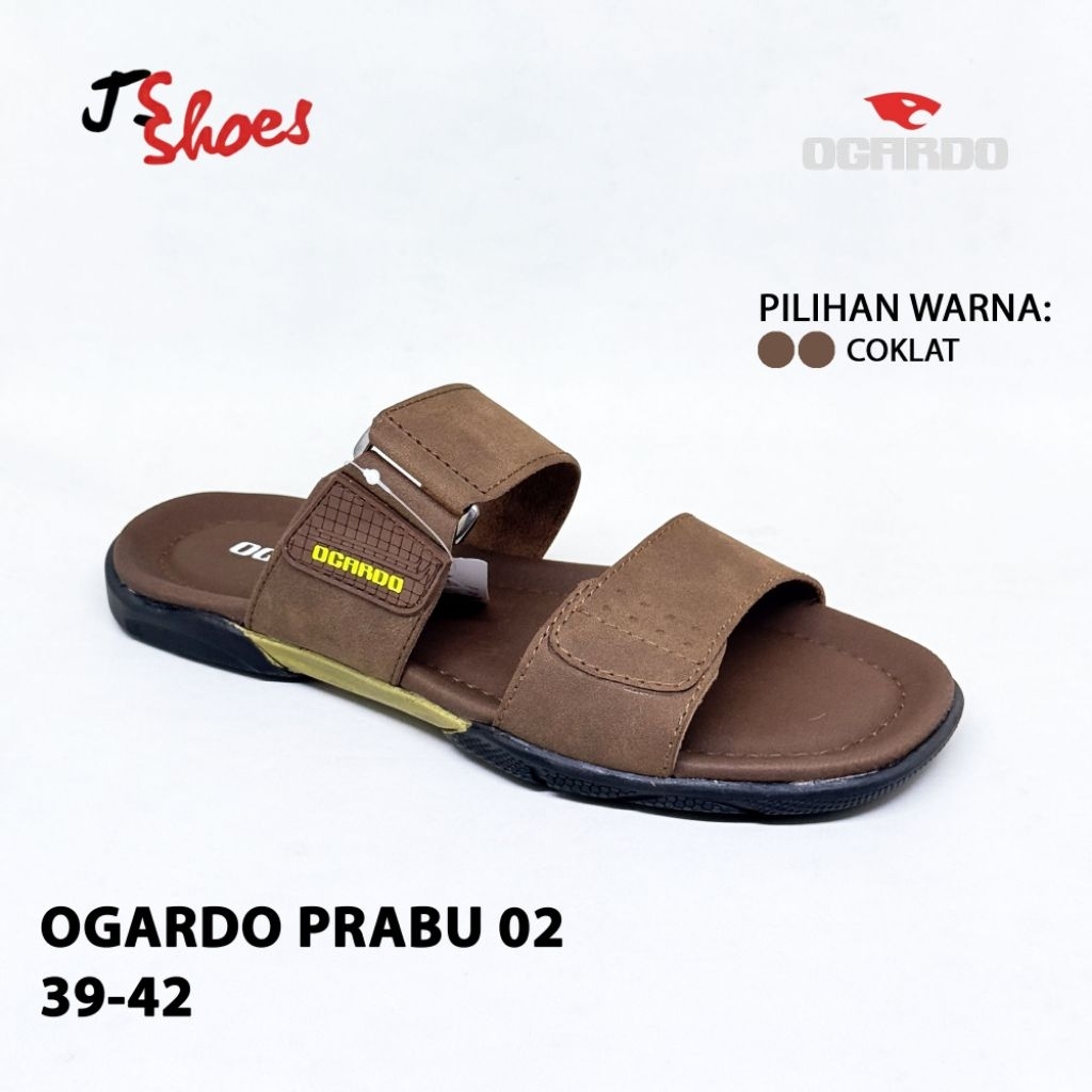 OGARDO PRABU 02 - SANDAL SLOP CASUAL PRIA DEWASA MERK OGARDO ORIGINAL