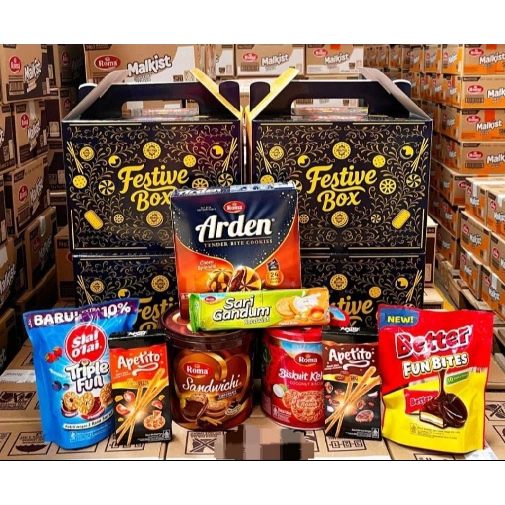 Roma Parcel Hampers Lebaran Idul Fitri Mayora Festive Box