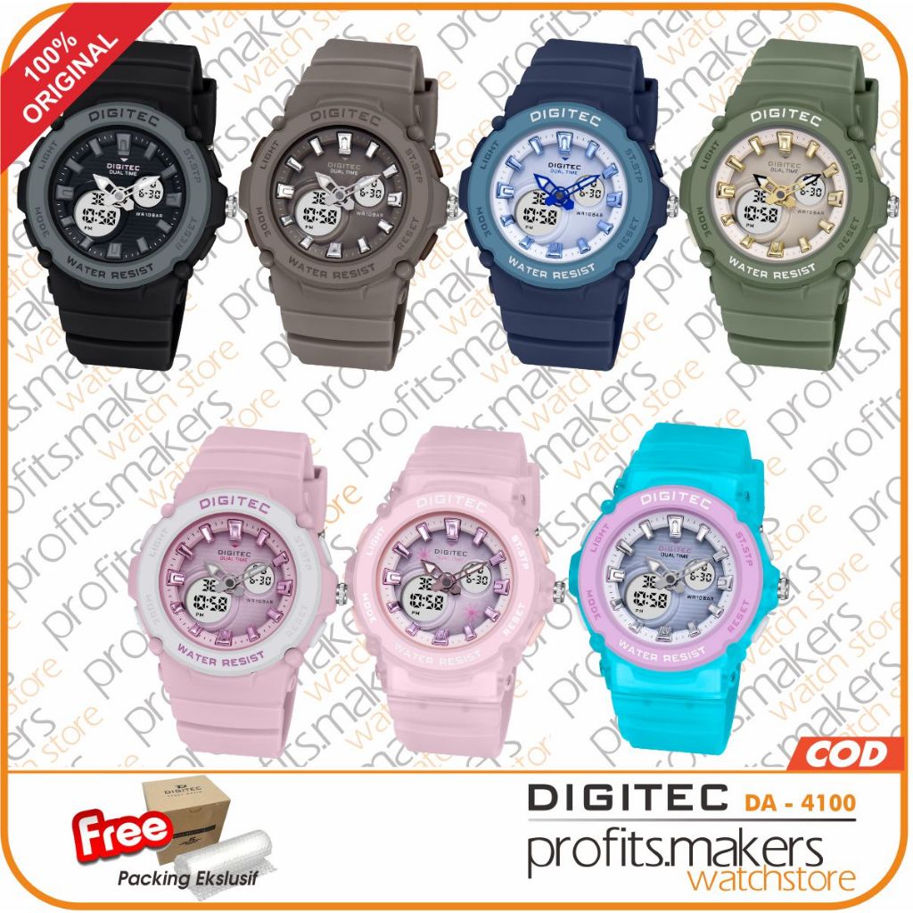 DIGITEC DA 4100 / DA-4100 / DA4100 Watch DG Jam Tangan ORIGINAL