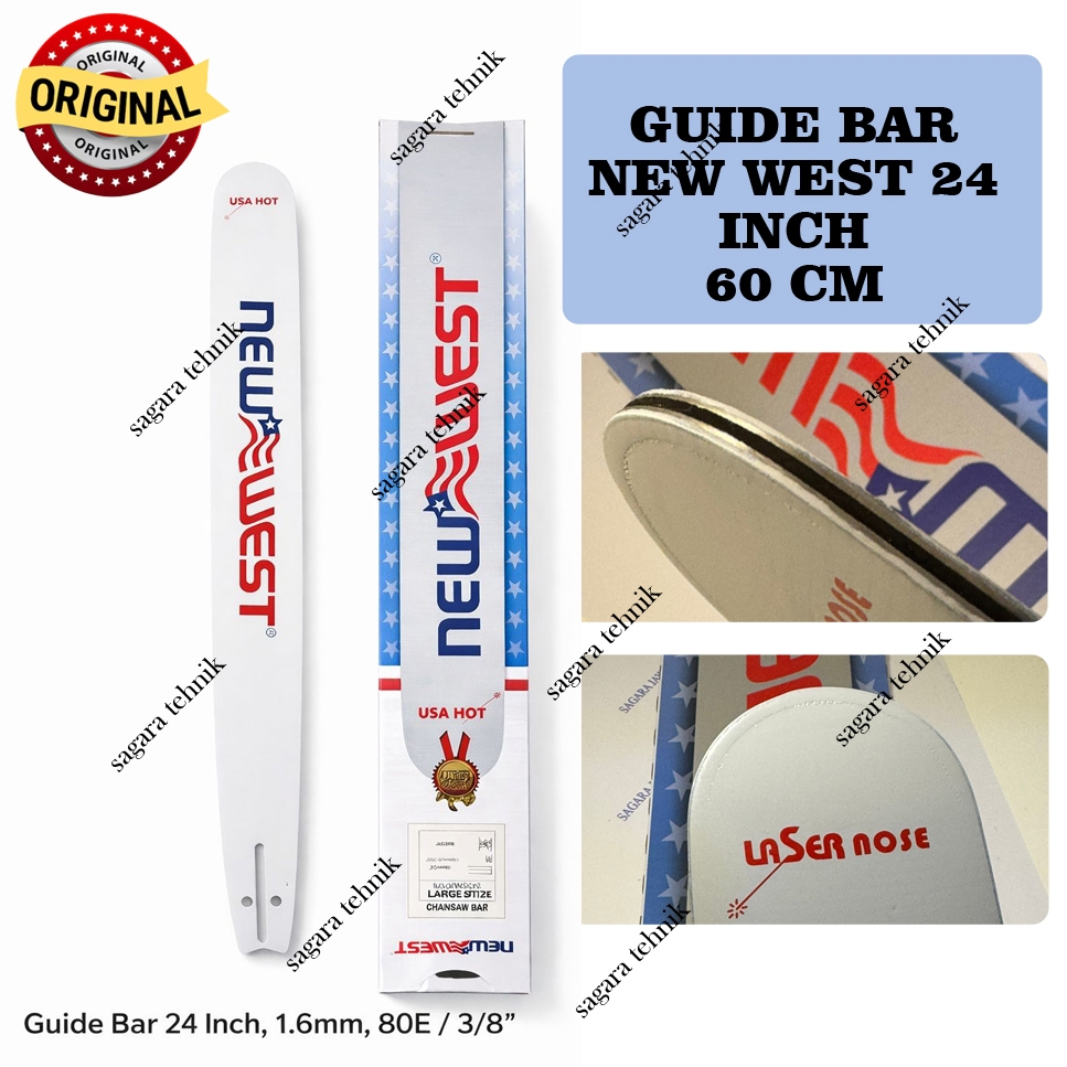 Guide Bar New West 24 Inch LASER Chain Saw 5800/628 Sinso 24 inch 60cm ORIGINAL
