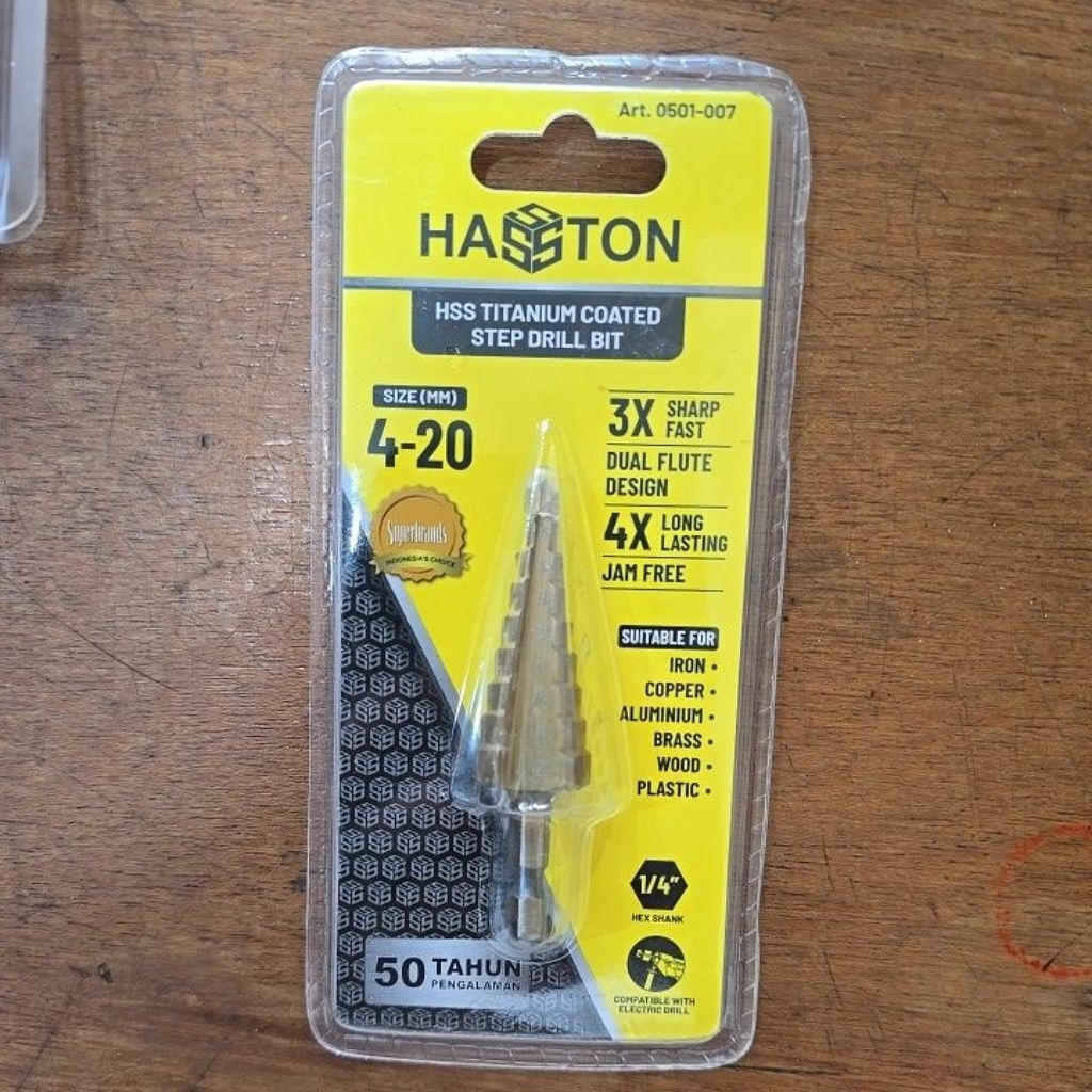 mata bor piramid / mata bor pagoda 4m -20mm / mata bor serbaguna piramid hasston 4mm-20mm / mata bor