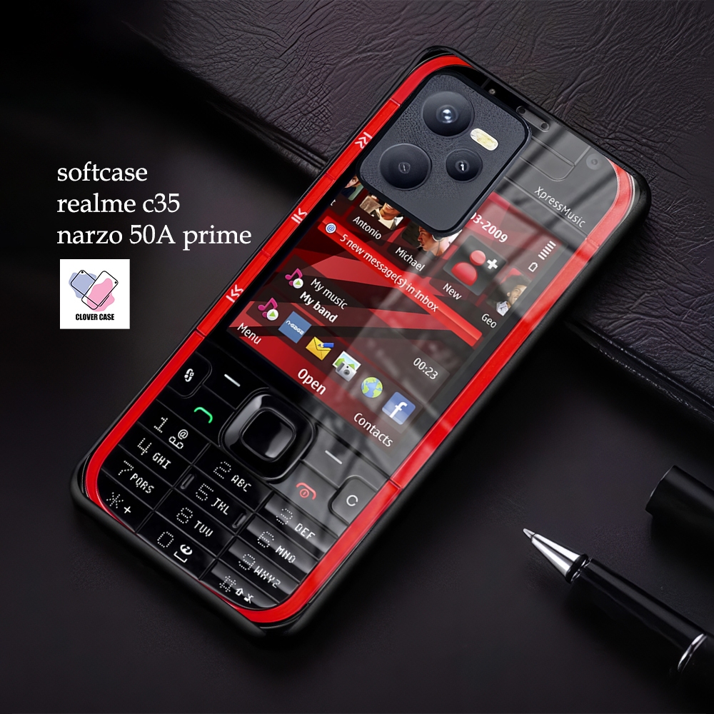 [TH94]  Case Glossy Case | REALME C35 | CASE KEKINIAN LUCU |  Casing Hp Kilau Motif HP JADUL