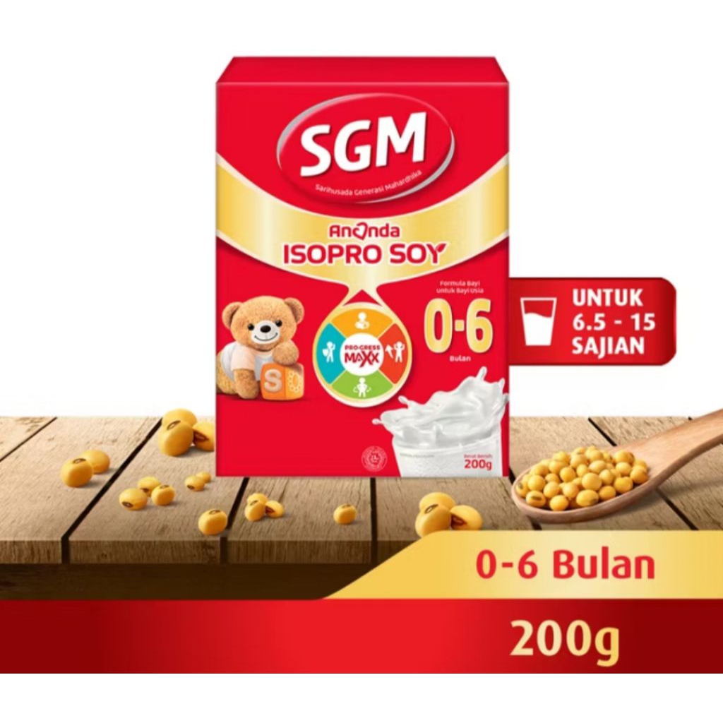 SGM Ananda ISOPRO SOY 200gr 0-6bulan
