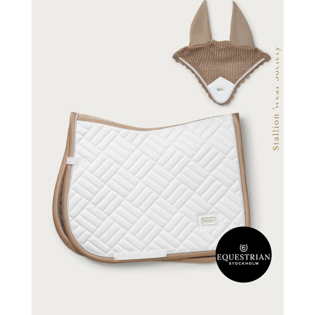 ESSTOCKHOLM  Jump Saddle Pad Set with Earnet Olahraga Berkuda