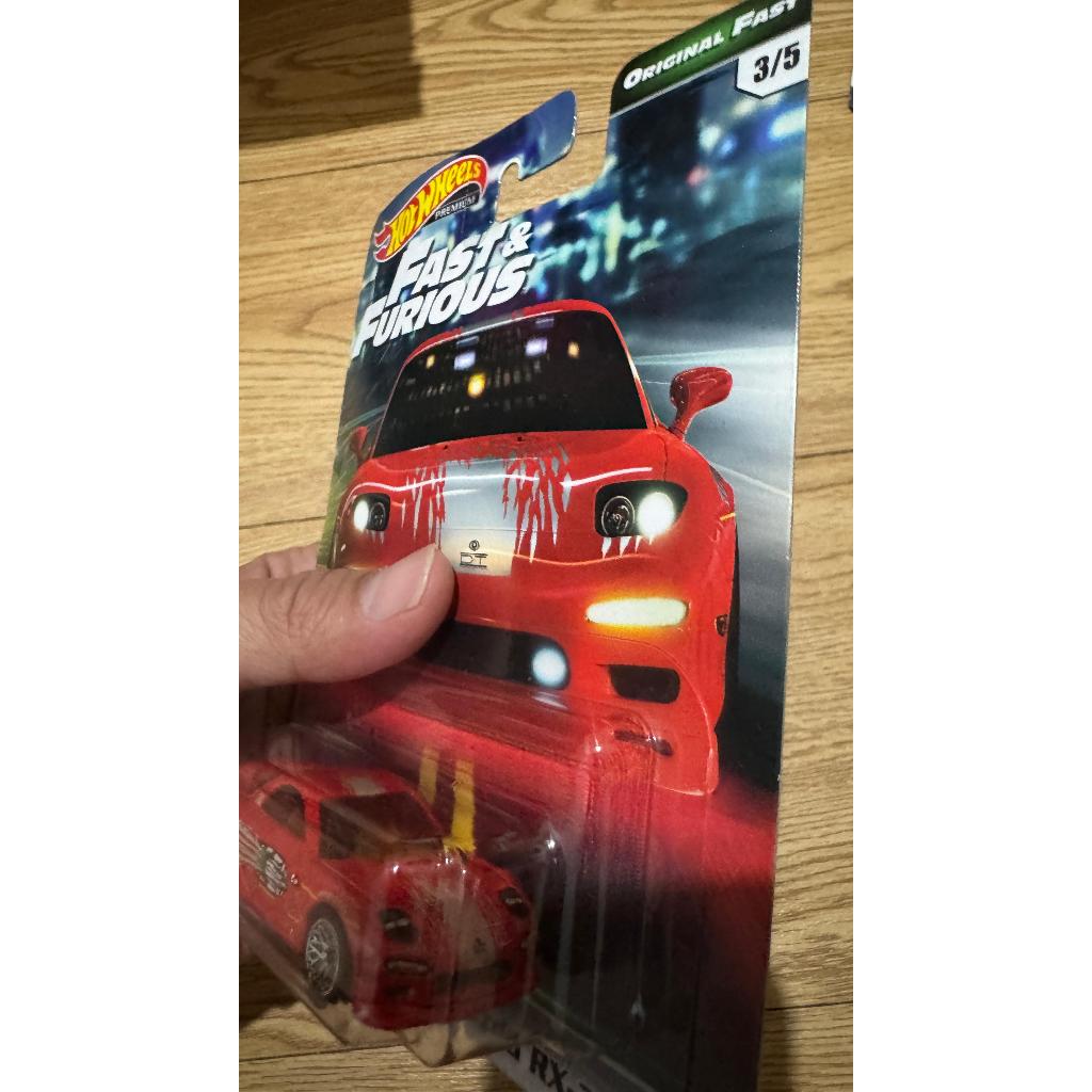 HOTWHEELS PREMIUM DOM'S 95 MAZDA RX7 FAST & FURIOUS