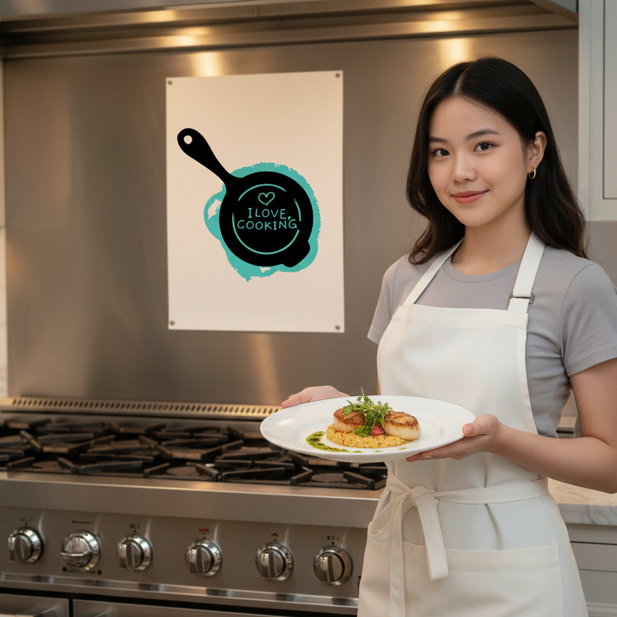 Hiasan Dinding Dapur Kitchen Rules - Pajangan Dinding Quotes Masak Estetik Minimalis