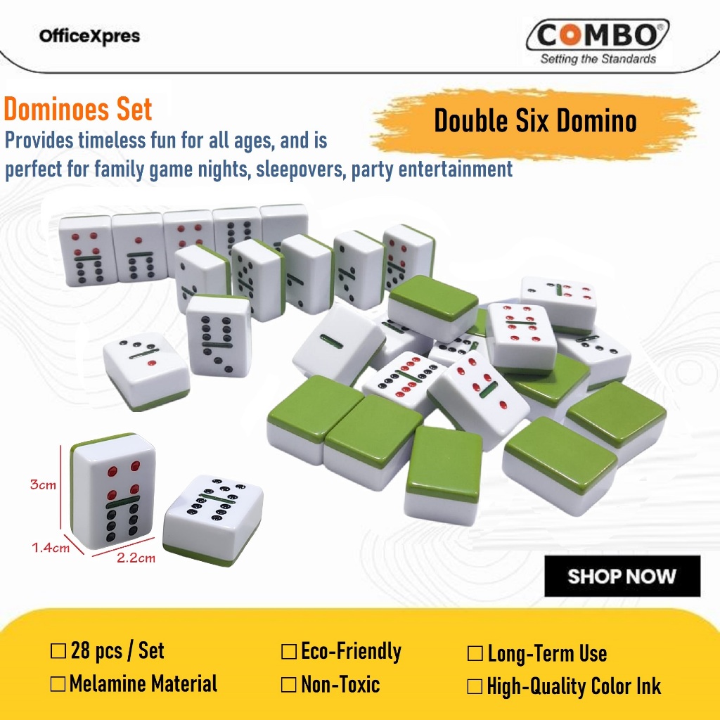 Batu Domino Set 28 / Batu Gaple / Domino Gaple