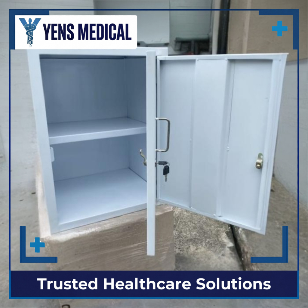 Lemari Narkotika 2 Pintu - Psikotropika Obat Terkunci Apotek Klinik RS