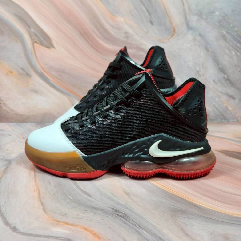 Sepatu Nike Lebron 19 Red Black white