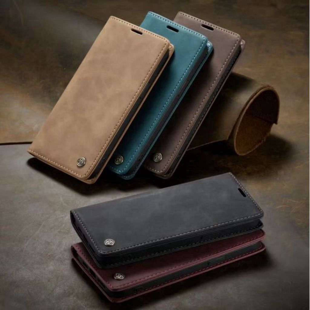CASING MEWAH DOMPET Caseme for Vivo V25 5G V25E V25 PRO V27 5G V27E Casing Flip Leather Wallet Premi