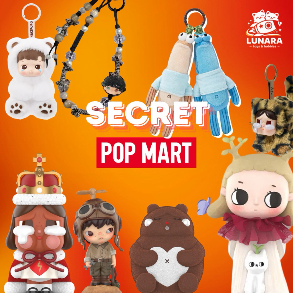 [READY INSTAN] SECRET Pop Mart All Series Secret Hirono Secret Crybaby Secret Nyota Secret Plush Pop