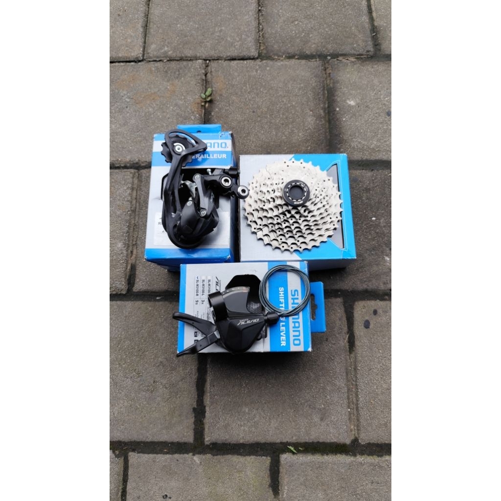 mini groupset shimano altus alivio 9 Speed