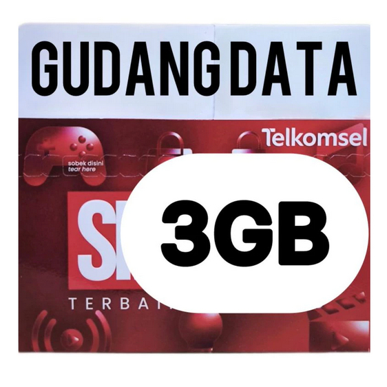 Kartu Perdana TELKOMSEL 3GB (KUOTA NASIONAL)