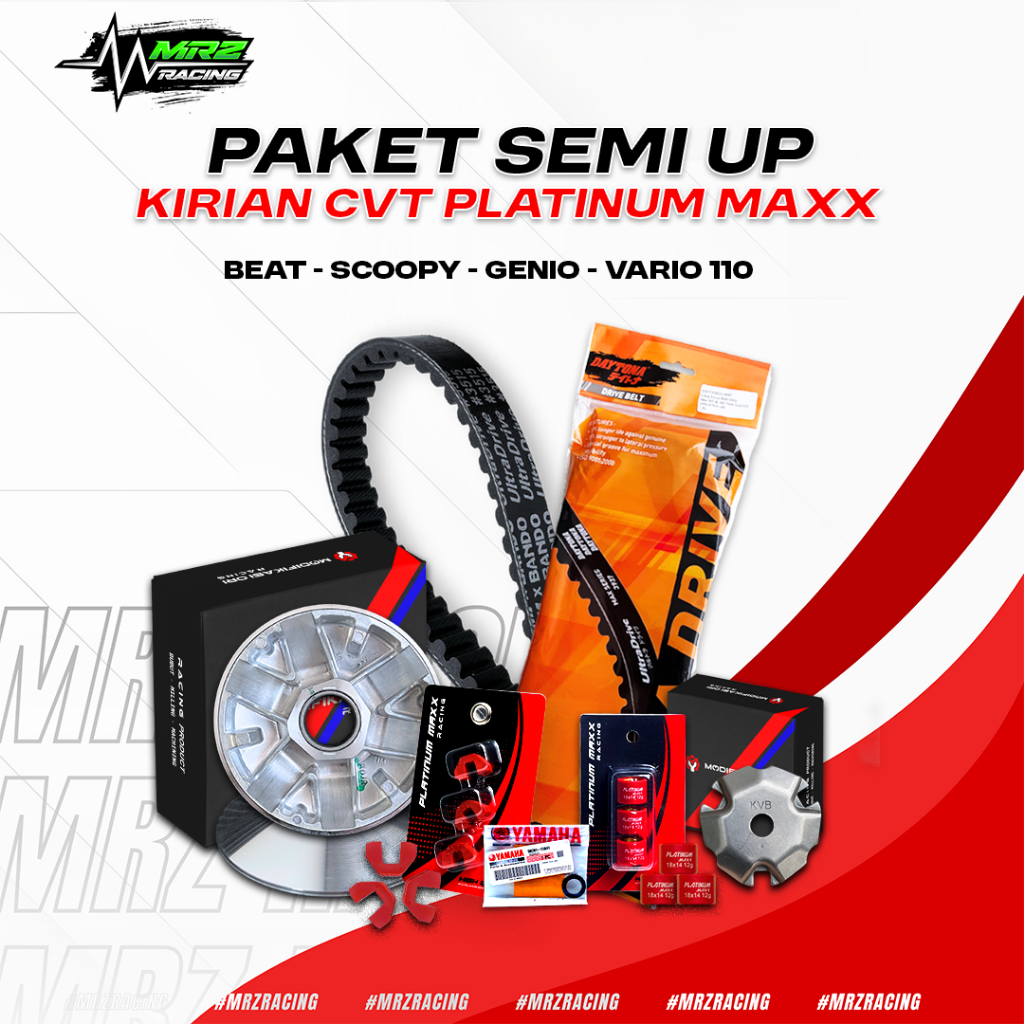 BEAT - Paket UP CVT Custom - Upgrade Kirian Beat - Paket CVT Racing - BEAT ESP vbelt