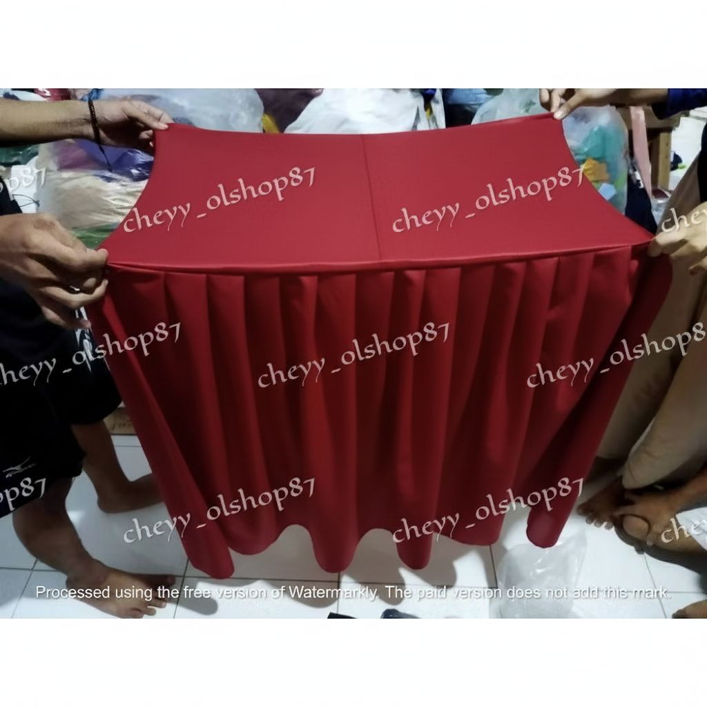 Cover taplak meja txlxp 60cm x 60cm x 80cm fullset