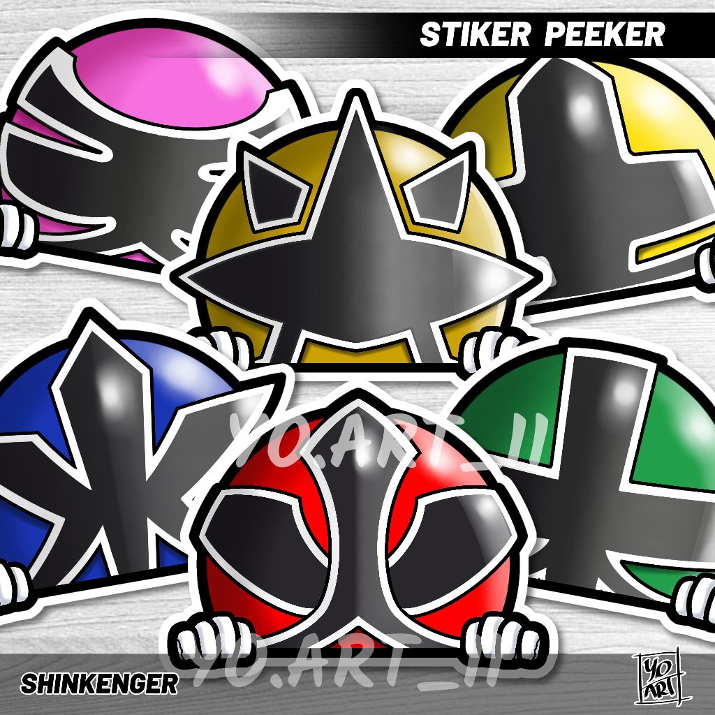 Stiker peeker - Super Sentai series SHINKENGER