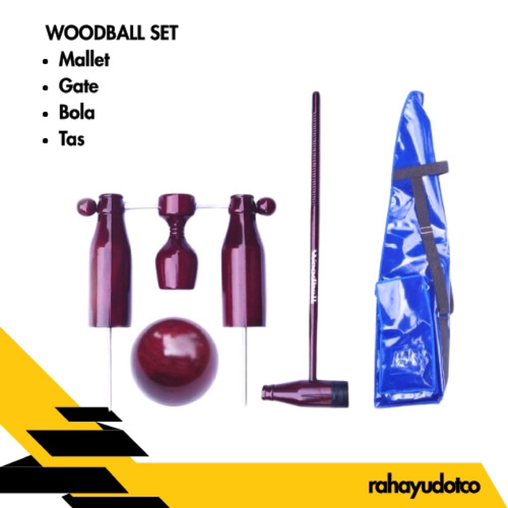 Woodball Set - Mallet Gate Bola Tas