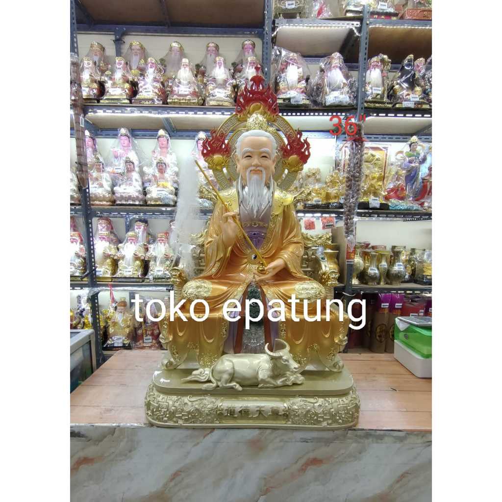 patung dewa thai shang / thai siong - fiber- 36 inch - l24 - K