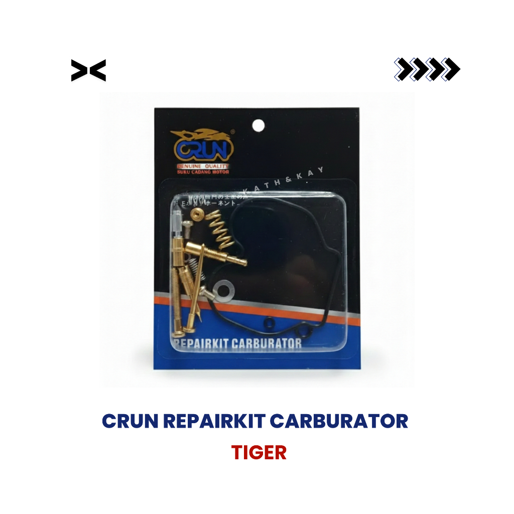 CRUN Repair Kit Karburator Tiger | Repairkit Karbu Honda Tiger