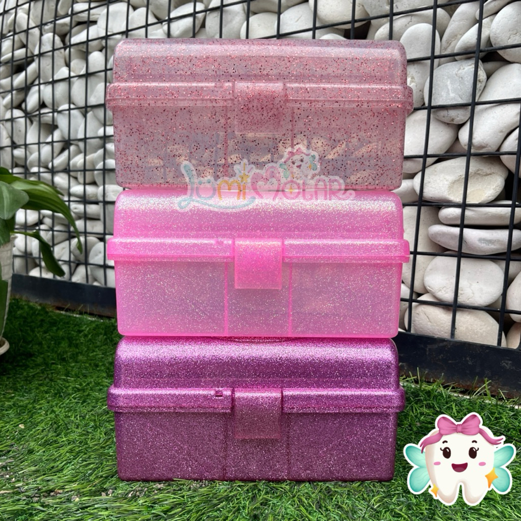 READY STOCK  Mini Glitter Toolbox  Dental Toolbox Box Aesthetic Lumimolar