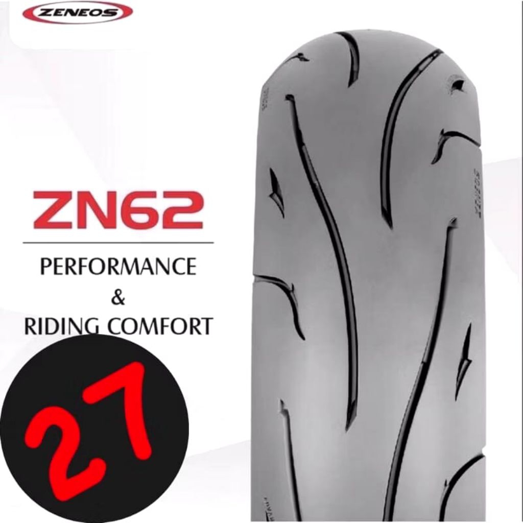 BAN GEDE VIXION,MOGE DLL sepasang ukuran100/80-130/70 ring17 tubles merk zeneos