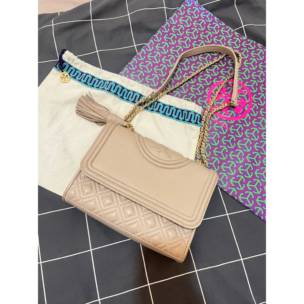 Preloved - Tory burch fleming small 100% authentic