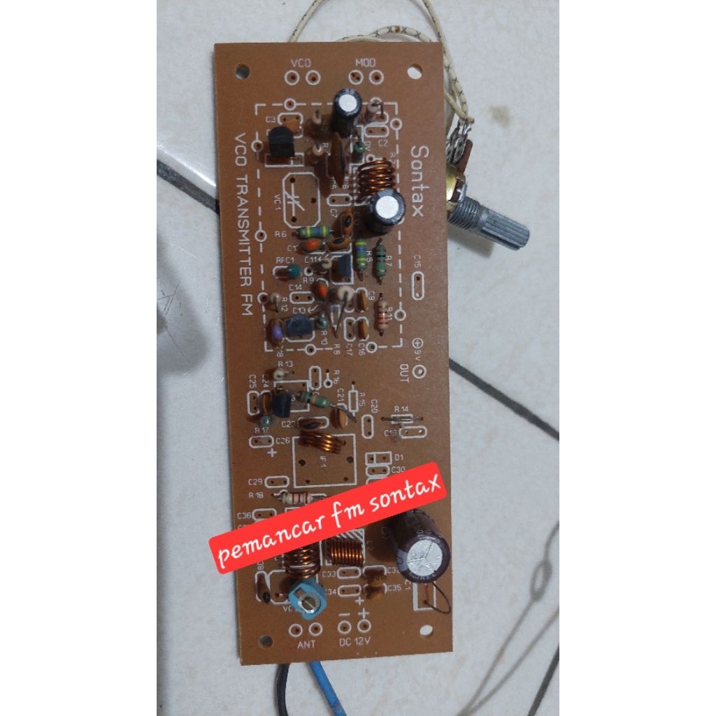 pemancar fm second kit sontax vco