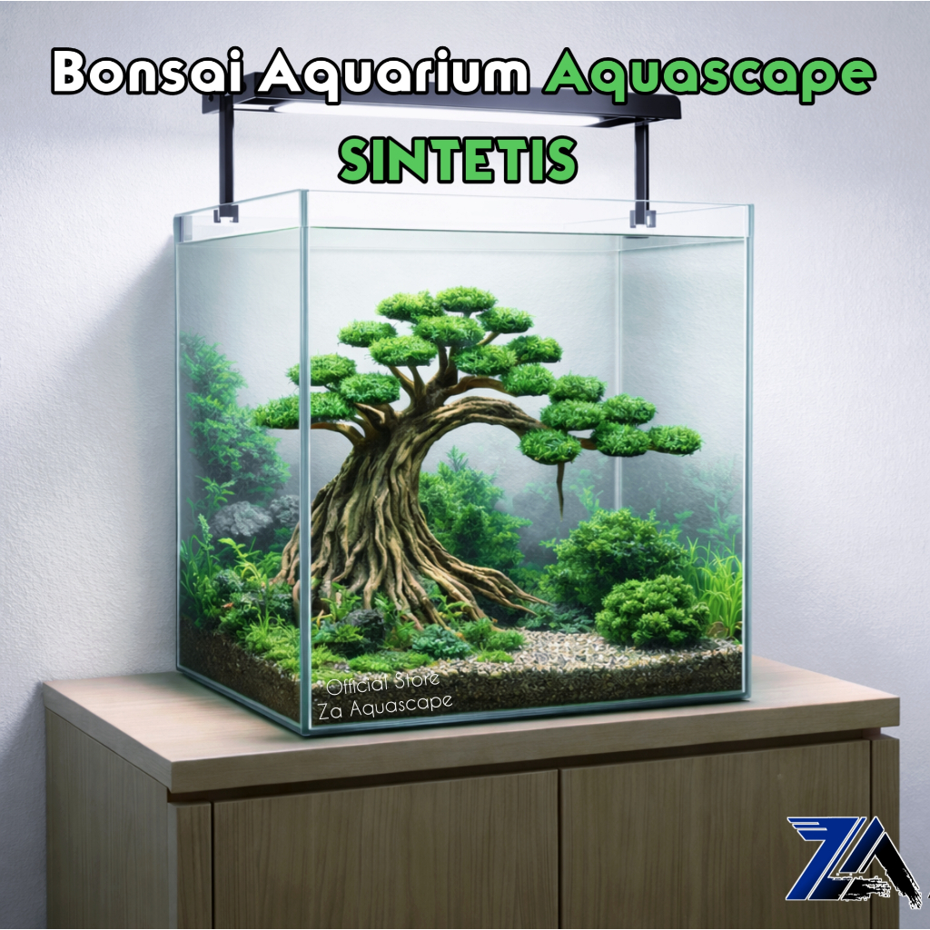 Bonsai mini Aksesoris aquarium Aquascape sintetis