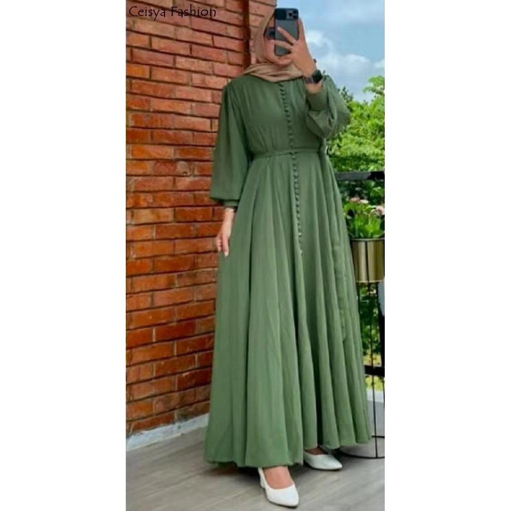 gamis/long dress sage
