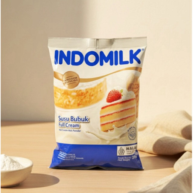 Indomilk Full Cream/Susu Bubuk Indomilk Full Cream.